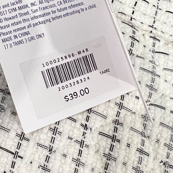 Tweed Crossbody Girls Purse Handbag With Gold Chain Strap Janie and Jack - Picture 4 of 4